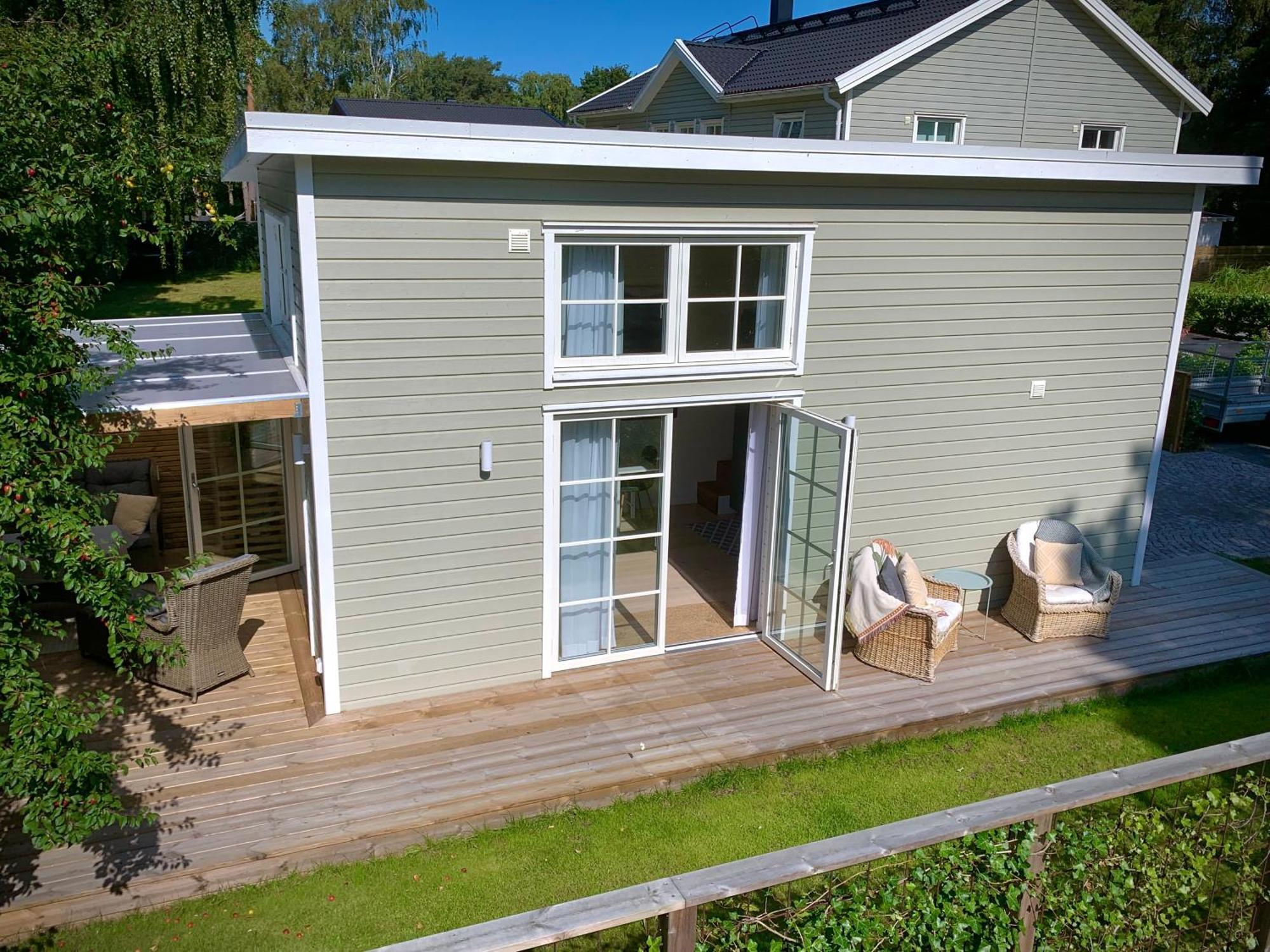 Strandnaera, Pergola, P-Plats I Hoellviken Kültér fotó
